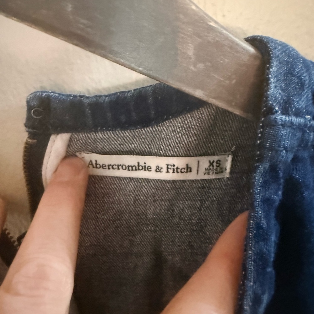 Abercrombie & Fitch Blue Mini Dress - Picture 4 of 5